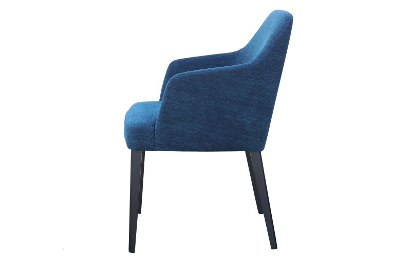 Busetto P011A Modern chair with armrest made in solid beech or ash wood, available in a choice of finishes 2