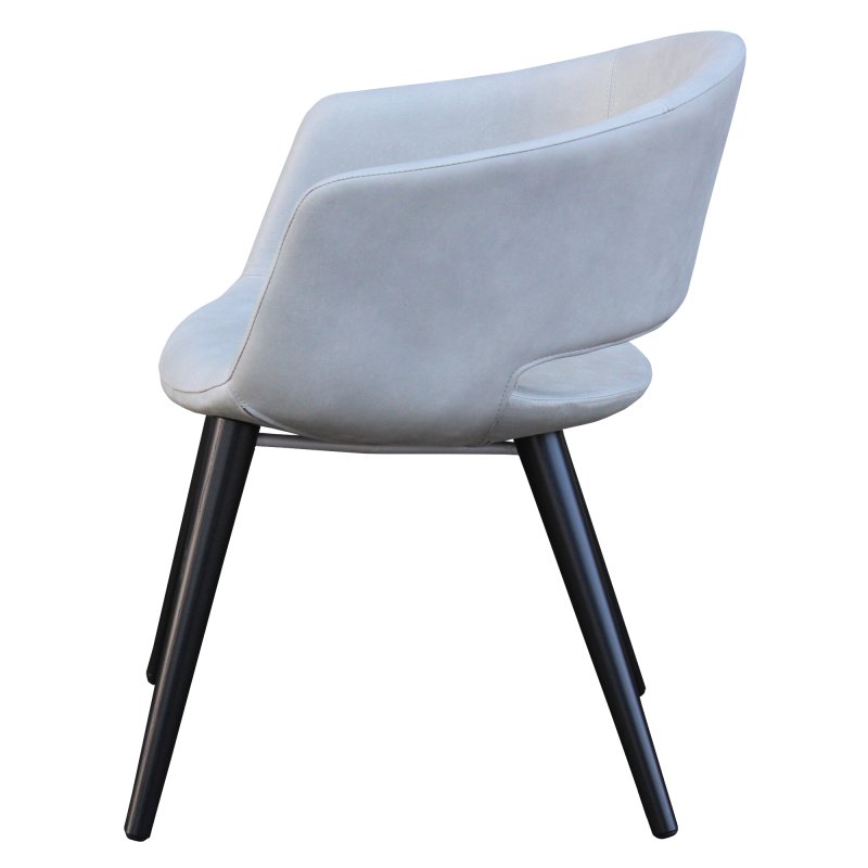 Busetto P275L <p>Modern armchair with ash wood legs, available in a choice of finishes 2