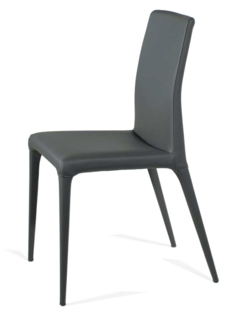 Busetto S049Q Modern chair with solid beech legs, entirely upholstered 1