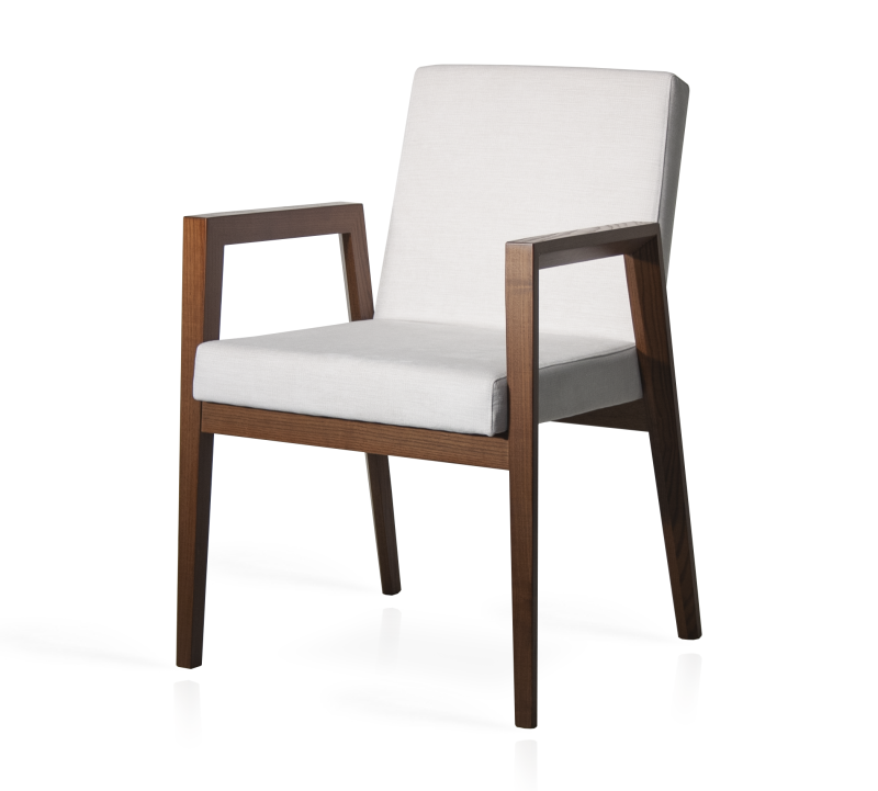 Busetto S066A Armchair in solid ash wood, available in a choice of finishes 1