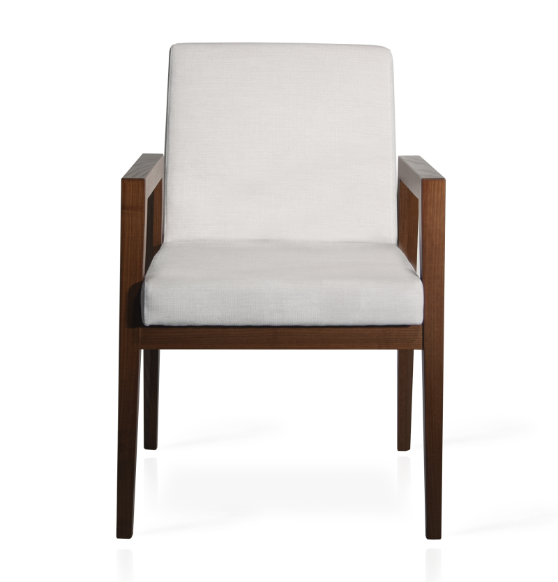 Busetto S066A Armchair in solid ash wood, available in a choice of finishes 3