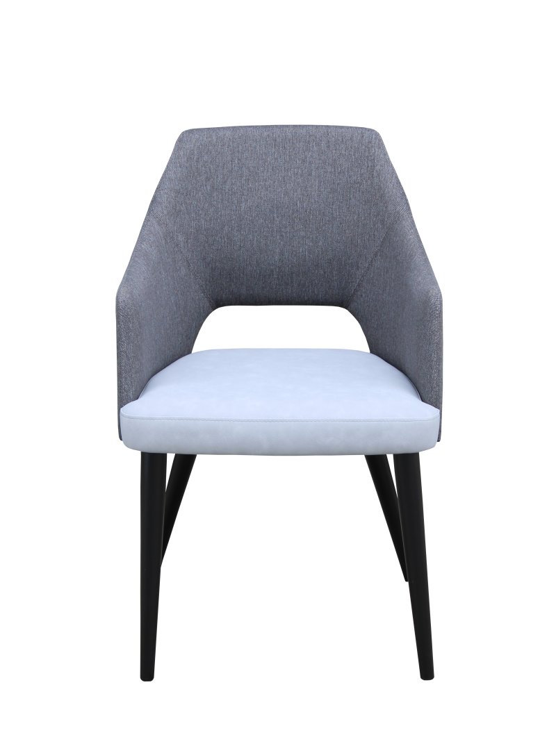 Busetto S025AF Modern armchair with solid beech or ash wood legs 2
