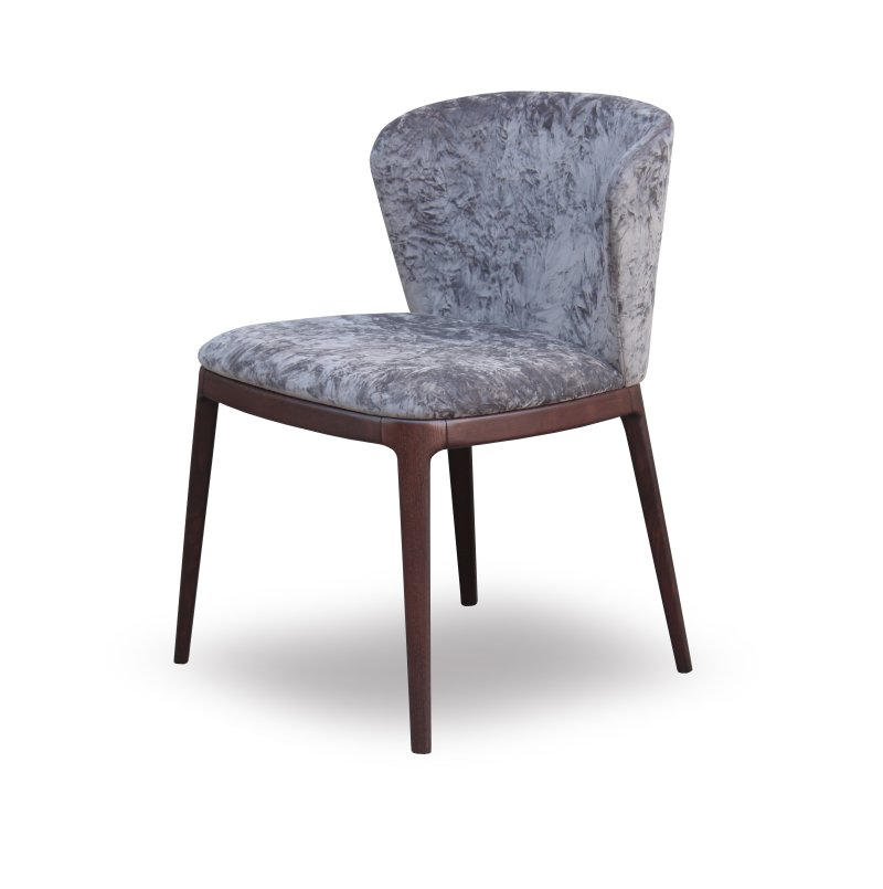 Busetto S035M Modern chair with solid beech or ash wood legs 1