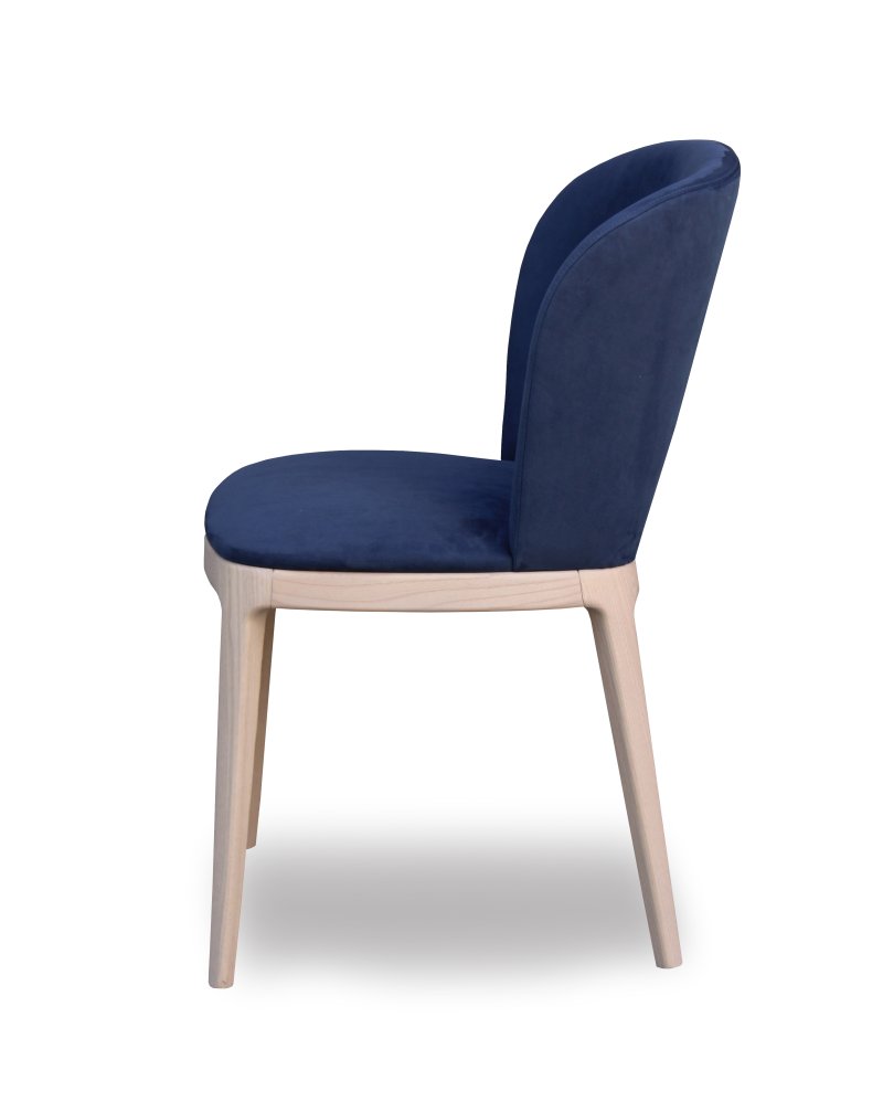 Busetto S035QF Modern chair with solid beech or ash wood legs 2
