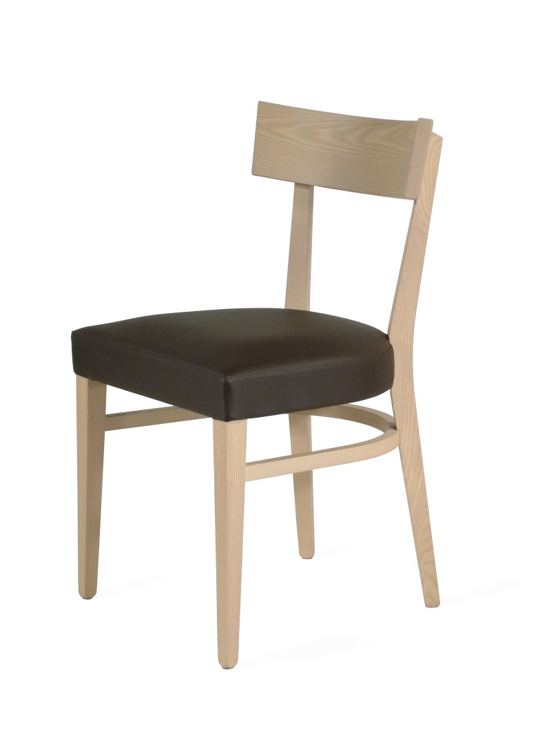 Busetto S087R Contemporary chair in beech or ash solid wood, available in a choice of finishes 1