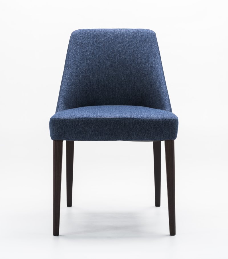 Busetto S054C Modern chair with solid beech or ash wood legs 3