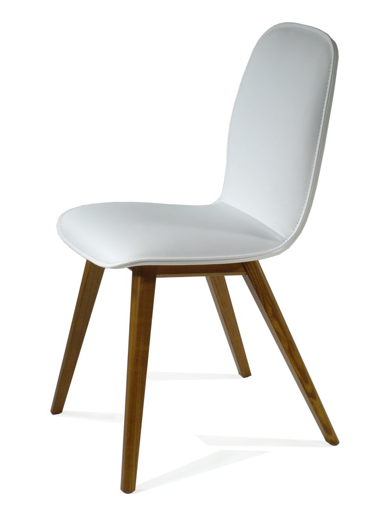 Busetto S057C Modern beech or ash wood chair, available in a choice of finishes 1