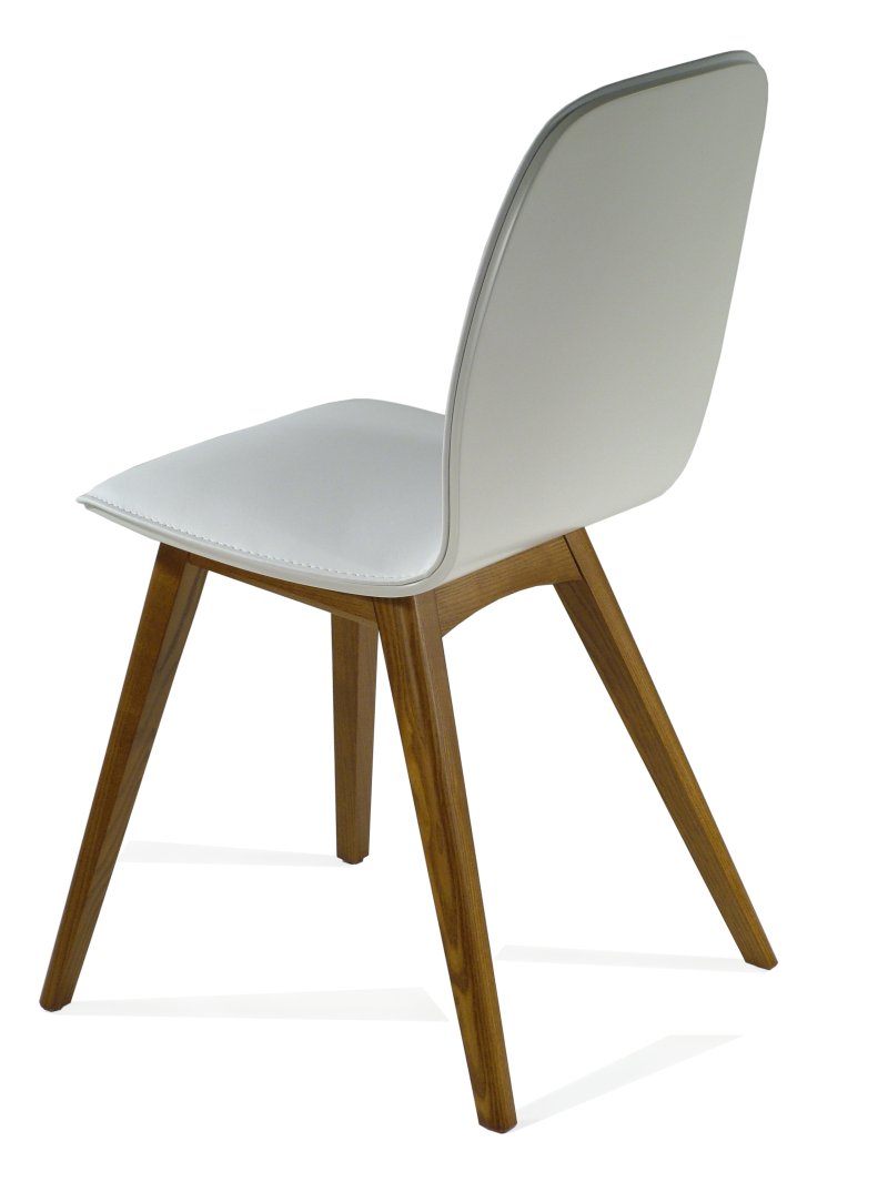 Busetto S057C Modern beech or ash wood chair, available in a choice of finishes 2