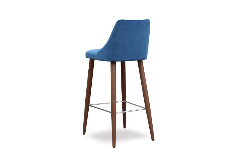 Busetto S025S Modern barstool with solid beech or ash wood legs 2