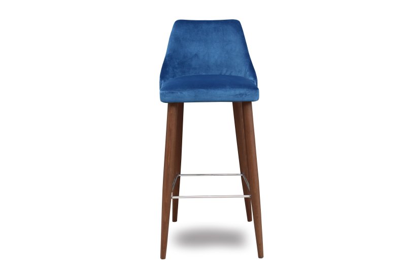 Busetto S025S Modern barstool with solid beech or ash wood legs 3