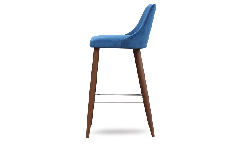 Busetto S025S Modern barstool with solid beech or ash wood legs 4