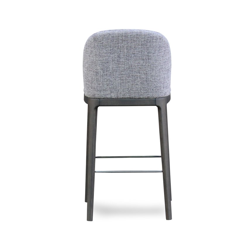 Busetto S035SB Modern barstool with solid beech or ash wood legs 3