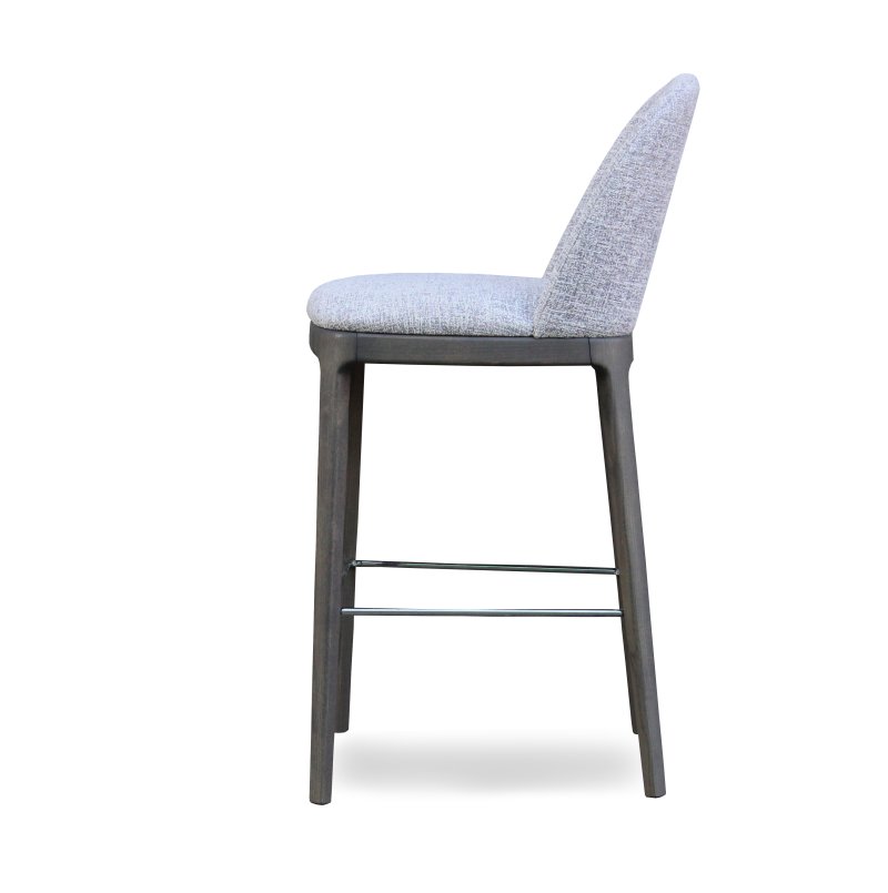 Busetto S035SB Modern barstool with solid beech or ash wood legs 4