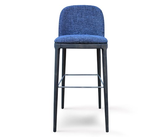 Busetto S035S Modern barstool with solid beech or ash wood legs 3