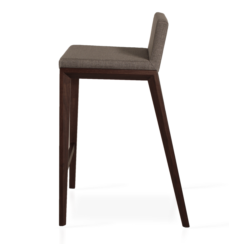 Busetto S066MS Contemporary barstool in solid ash wood, available in a choice of finishes 2