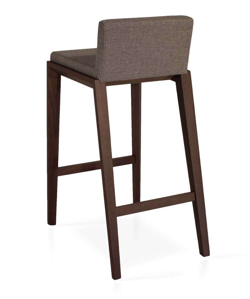 Busetto S066MS Contemporary barstool in solid ash wood, available in a choice of finishes 3