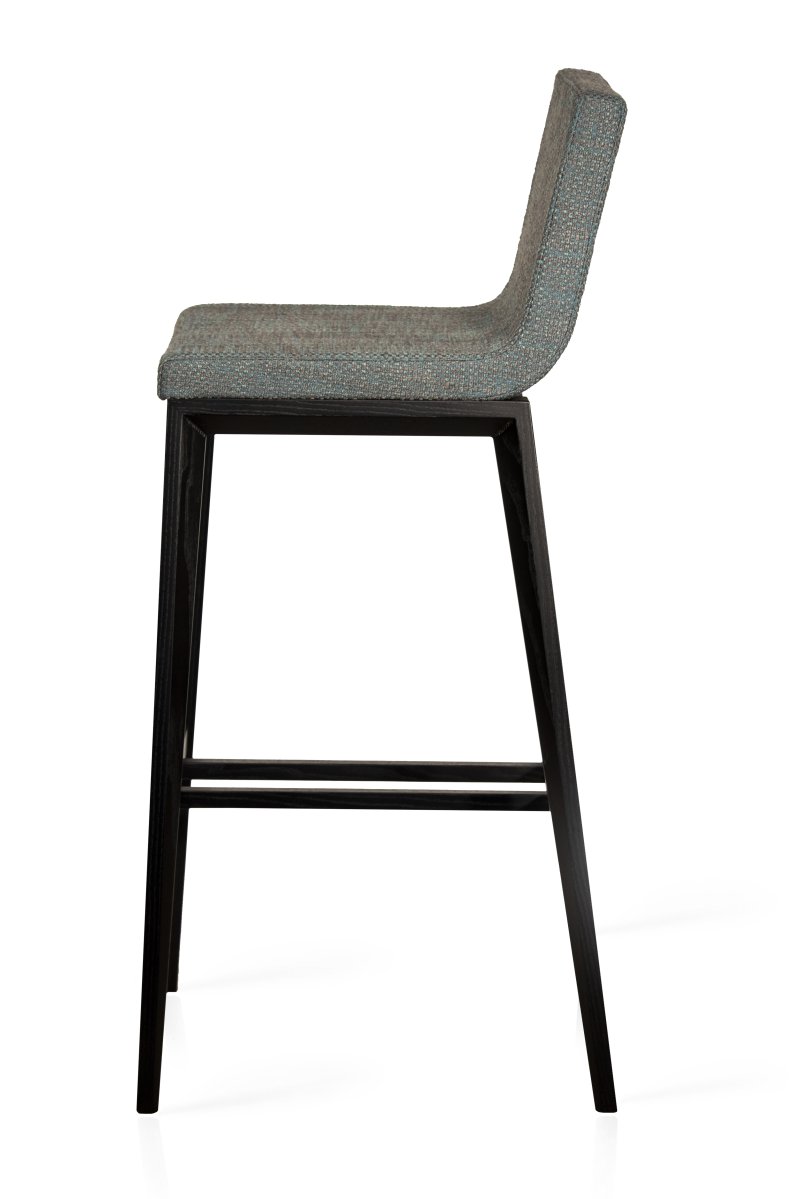 Busetto S066SH Contemporary barstool in solid ash wood, available in a choice of finishes 2