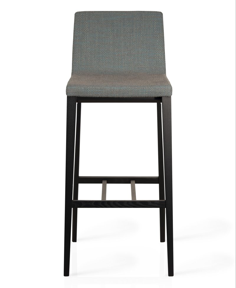 Busetto S066SH Contemporary barstool in solid ash wood, available in a choice of finishes 3