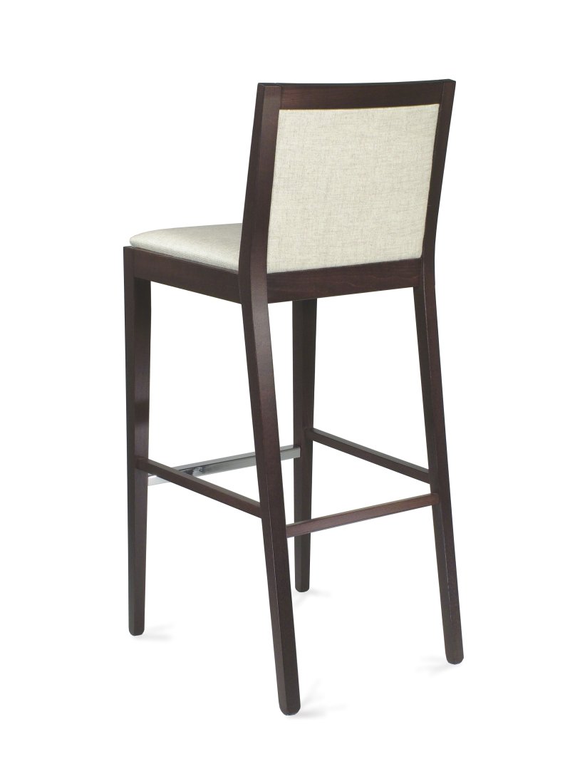 Busetto S103S Modern barstool made in solid beech or ash wood, available in a choice of finishes 2