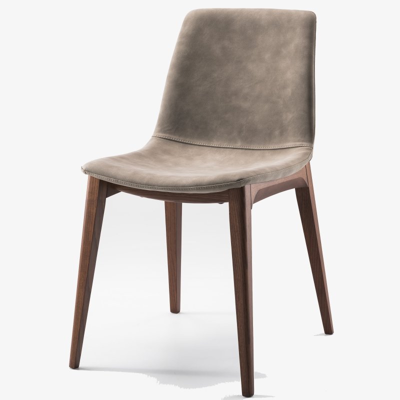 Busetto S062 Modern chair with solid beech or  ash legs 1